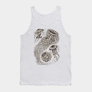 Ernst Haeckel  Jellyfish Aubergine Tank Top